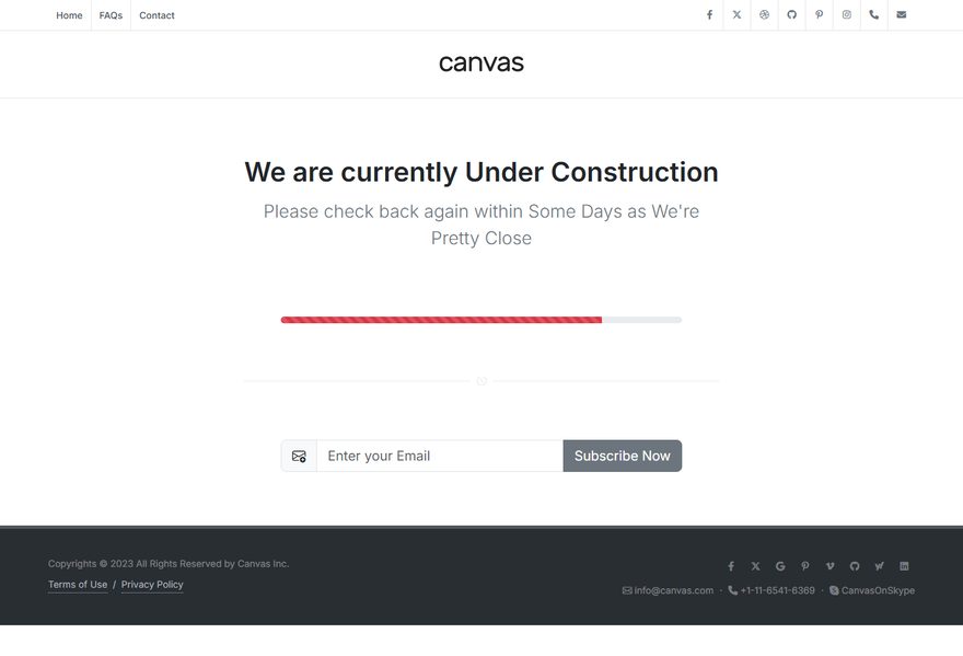 Coming Soon 2 website example