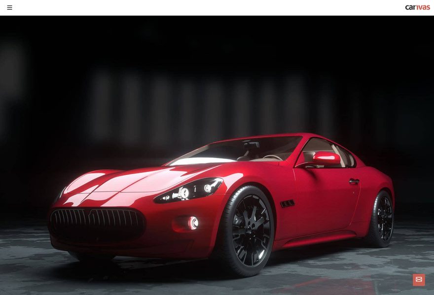 Car website example