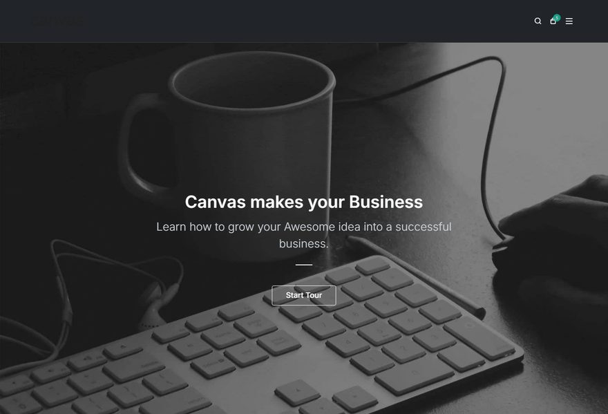 Corporate 4 website example