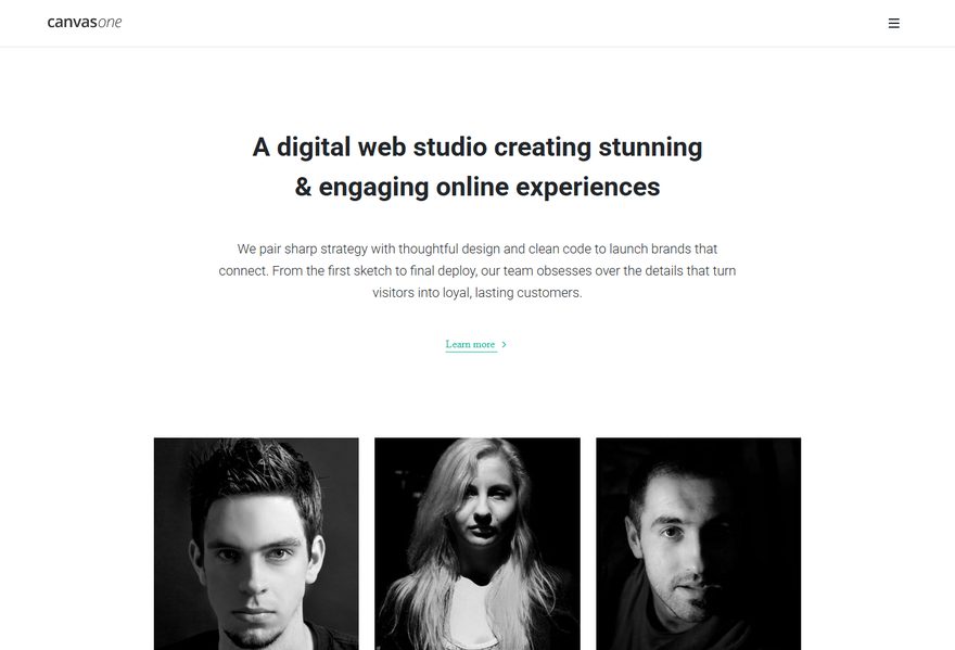 Image Carousel website example