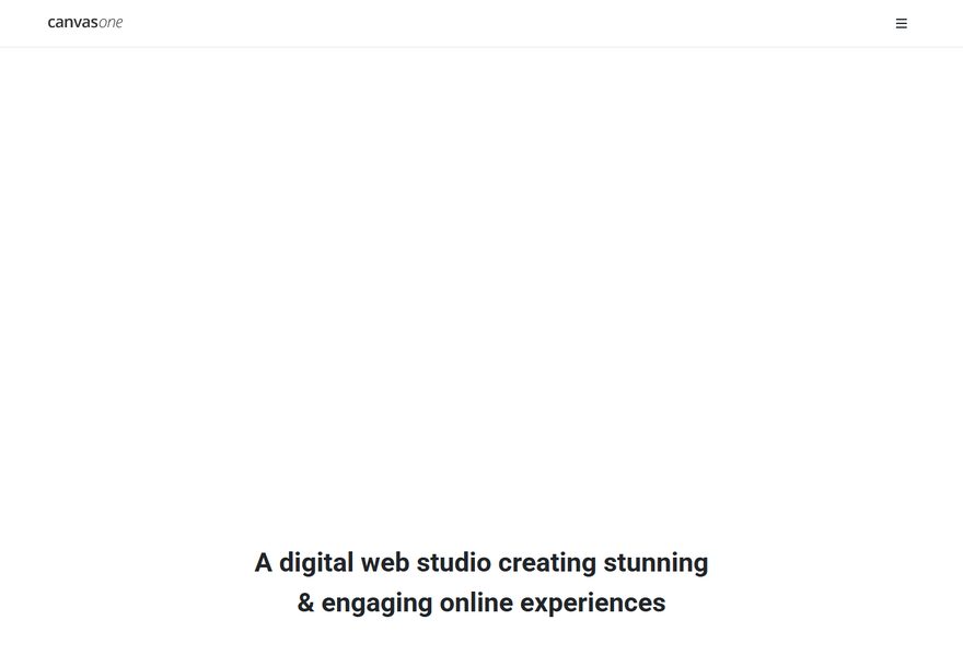 Portrait website example